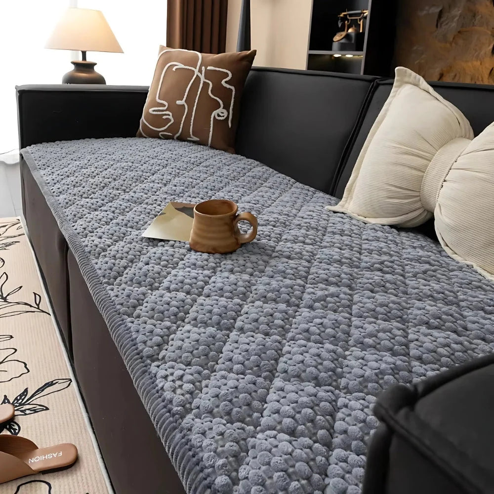 Sofa Cover Pet-Proof Microfiber Non-Slip Backing - Image 6