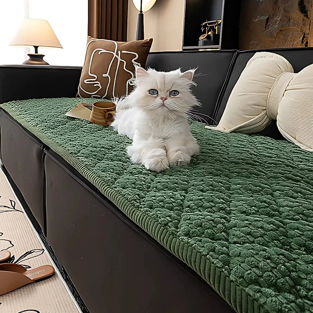 Sofa Cover Pet-Proof Microfiber Non-Slip Backing - Image 7
