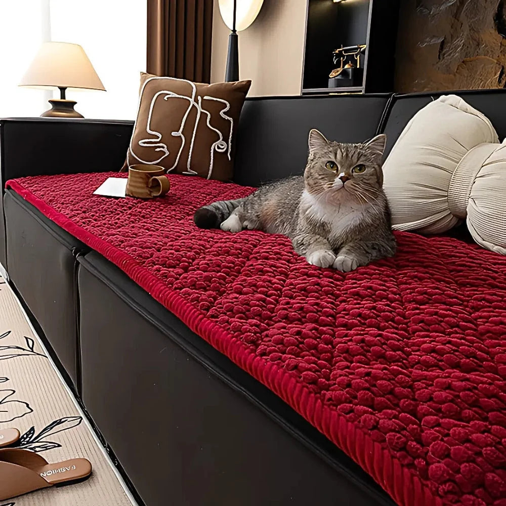 Sofa Cover Pet-Proof Microfiber Non-Slip Backing - Image 8