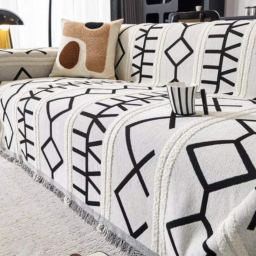 Sofa Cover Reversible Chenille Machine Washable - Image 6