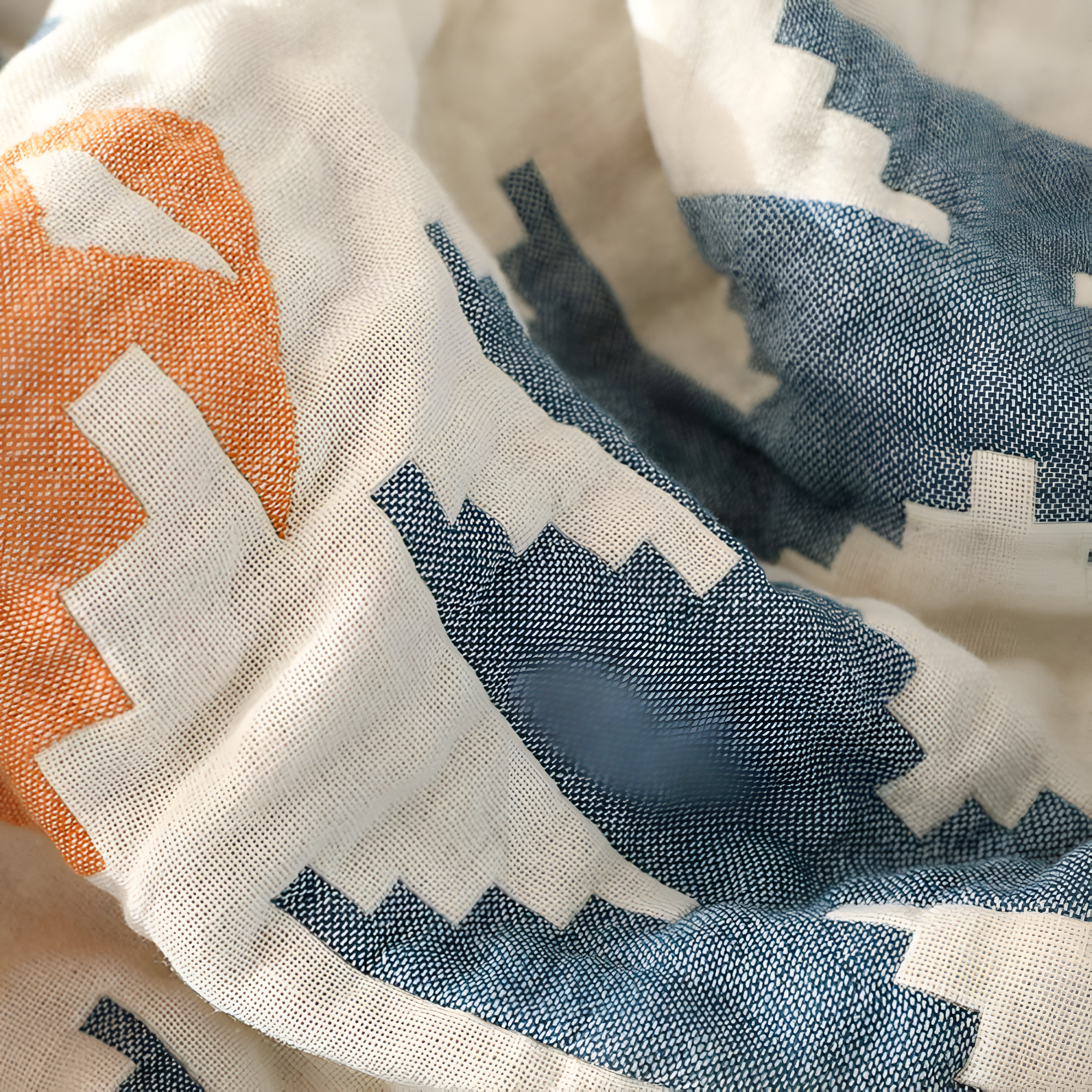 Sofa Cover Reversible Geometric 100% Cotton - Image 5