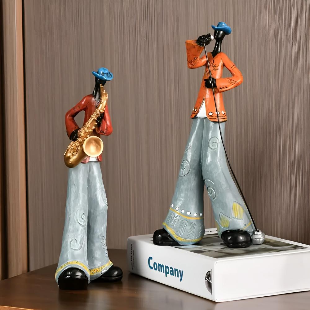 Tabletop Figurine Resin Abstract Jazz Design - Image 6