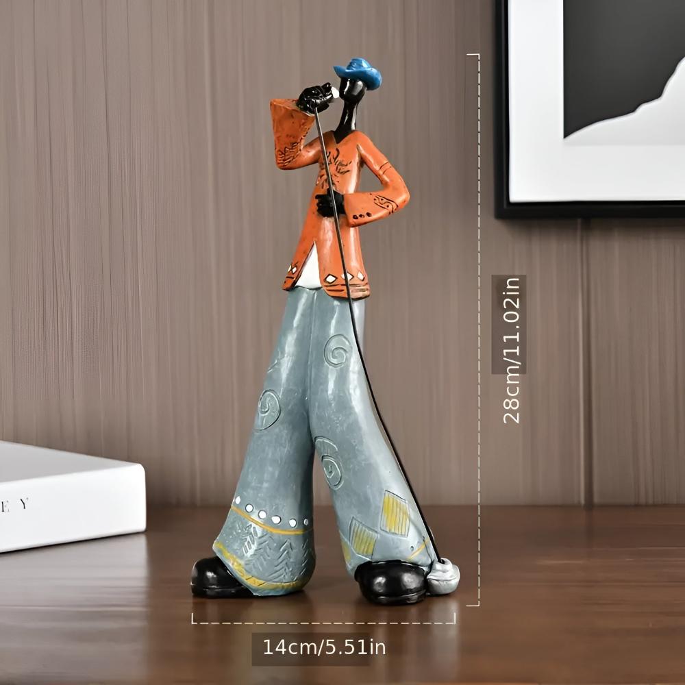 Tabletop Figurine Resin Abstract Jazz Design - Image 7
