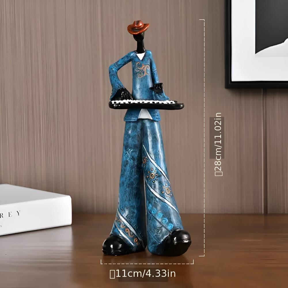 Tabletop Figurine Resin Abstract Jazz Design - Image 8