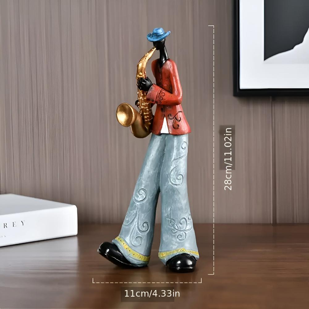Tabletop Figurine Resin Abstract Jazz Design - Image 9