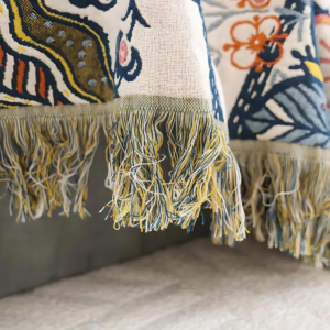 Throw Blanket 100% Cotton Reversible Jacquard