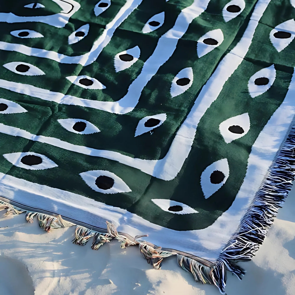 Throw Blanket 100% Cotton Reversible Machine Washable - Image 5