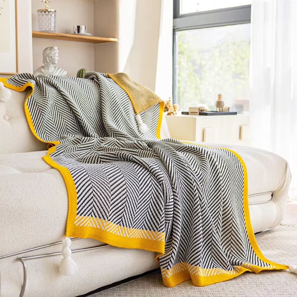 Throw Blanket Ultra-Soft Acrylic Lightweight & Machine Washable - Image 7