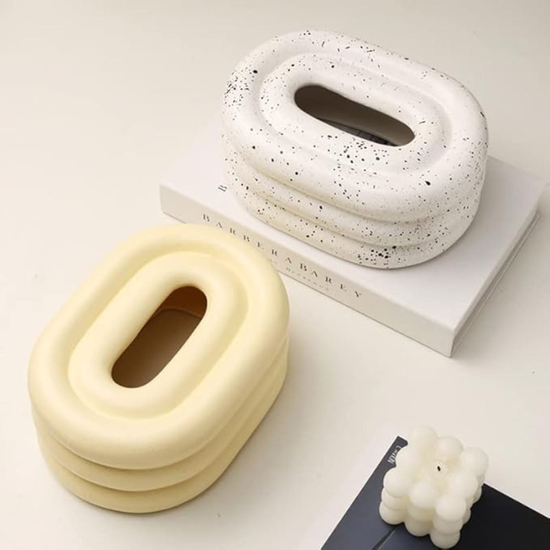 Tissue Box Ceramic Wind Ring Design - Image 3