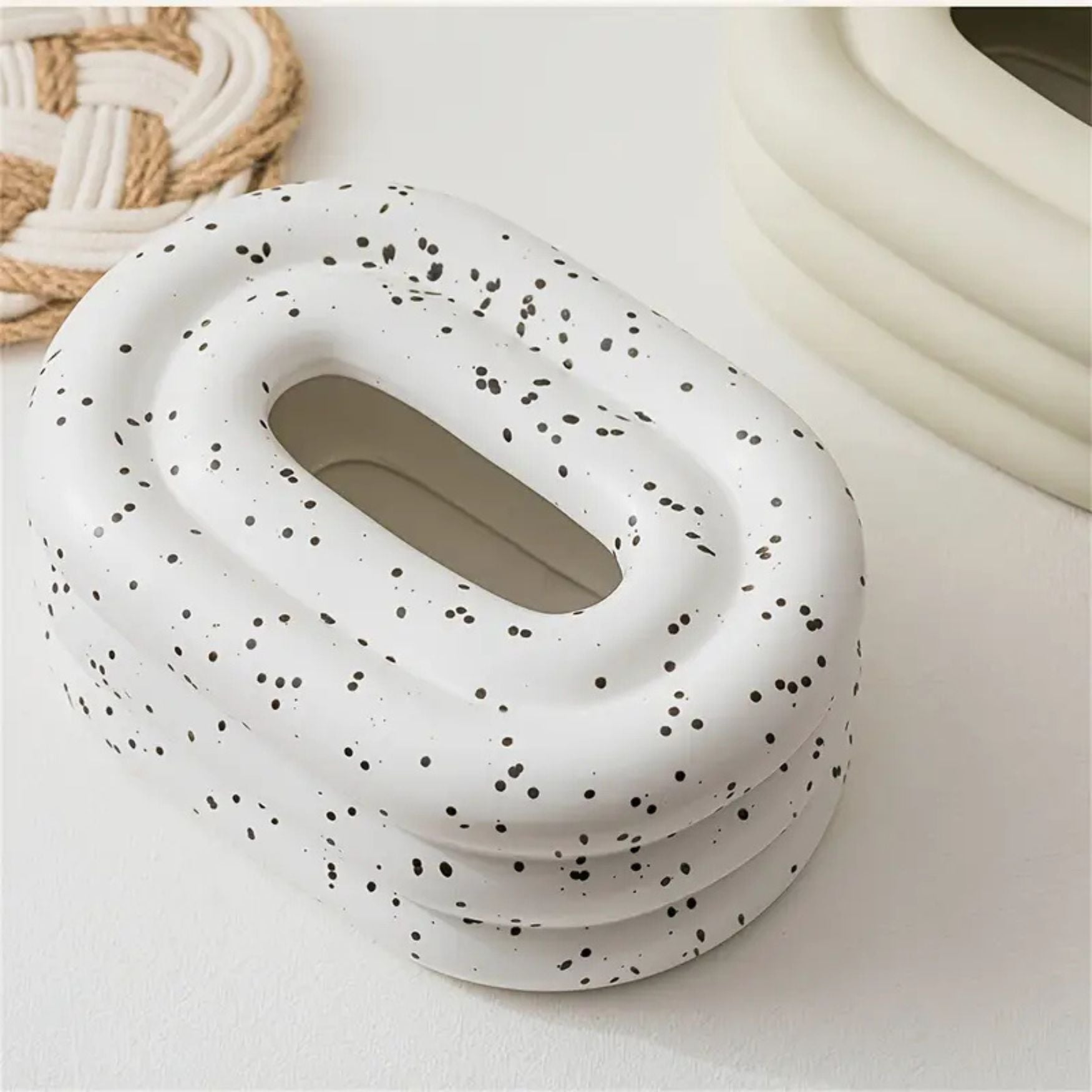 Tissue Box Ceramic Wind Ring Design - Image 4