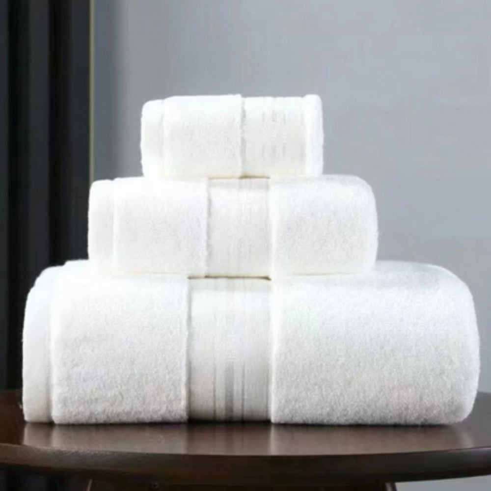 Towel Set 3 Piece Egyptian Cotton Ultra-Absorbent & Quick-Dry - Image 4