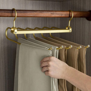 Trouser Hanger Space-Saving Foldable 360&deg; Rotating