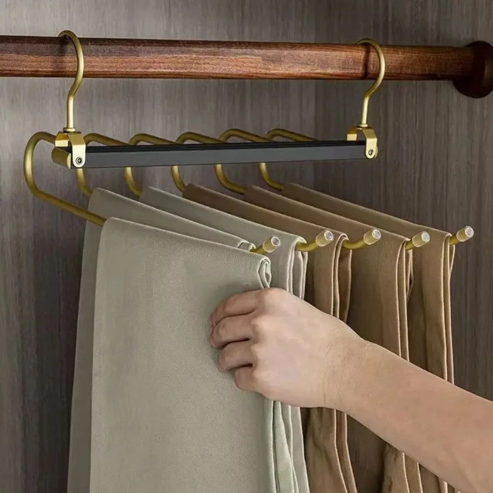 Trouser Hanger Space-Saving Foldable 360° Rotating - Image 2
