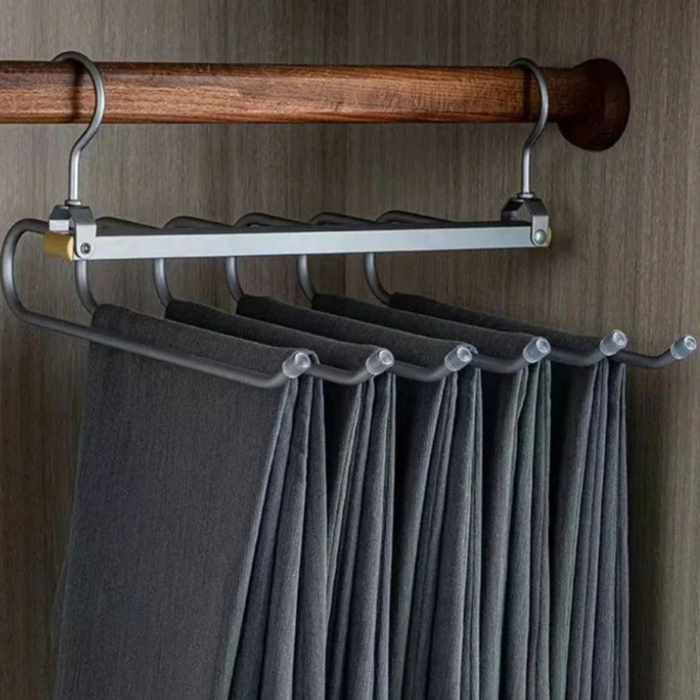 Trouser Hanger Space-Saving Foldable 360° Rotating - Image 3