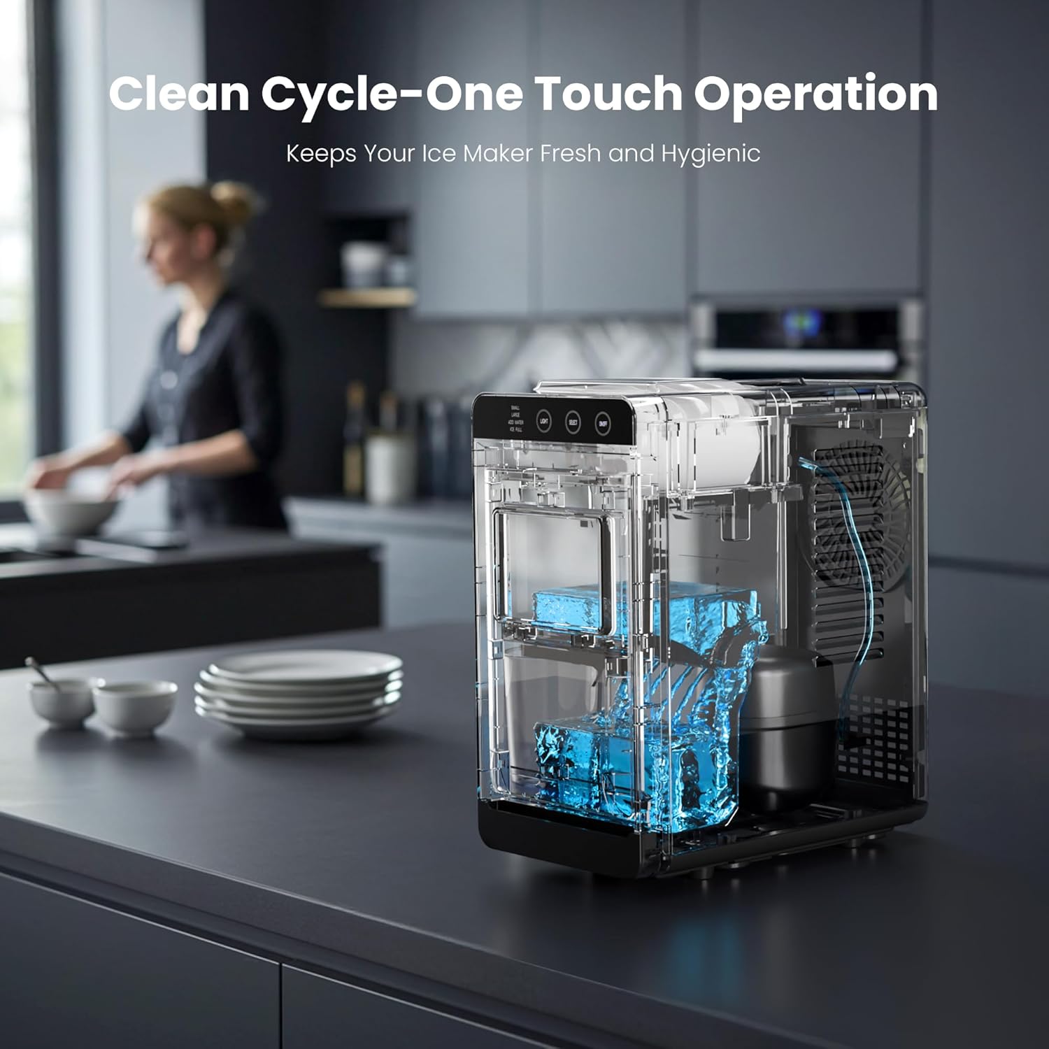 Kismile Ice Makers Countertop 58212RIM0 - Image 4