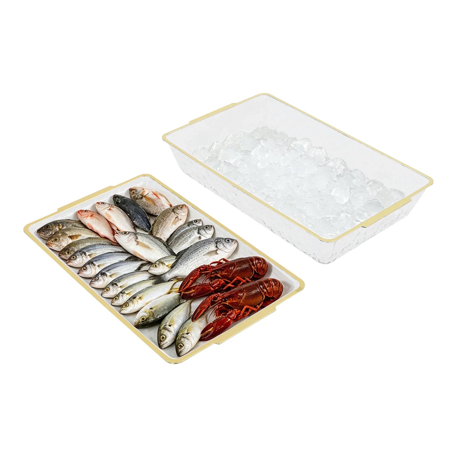 Serving Set with Chilled Tray and Bowls - Image 13