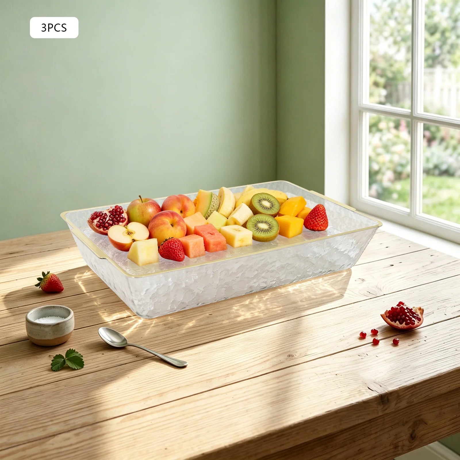 Serving Set with Chilled Tray and Bowls - Image 12