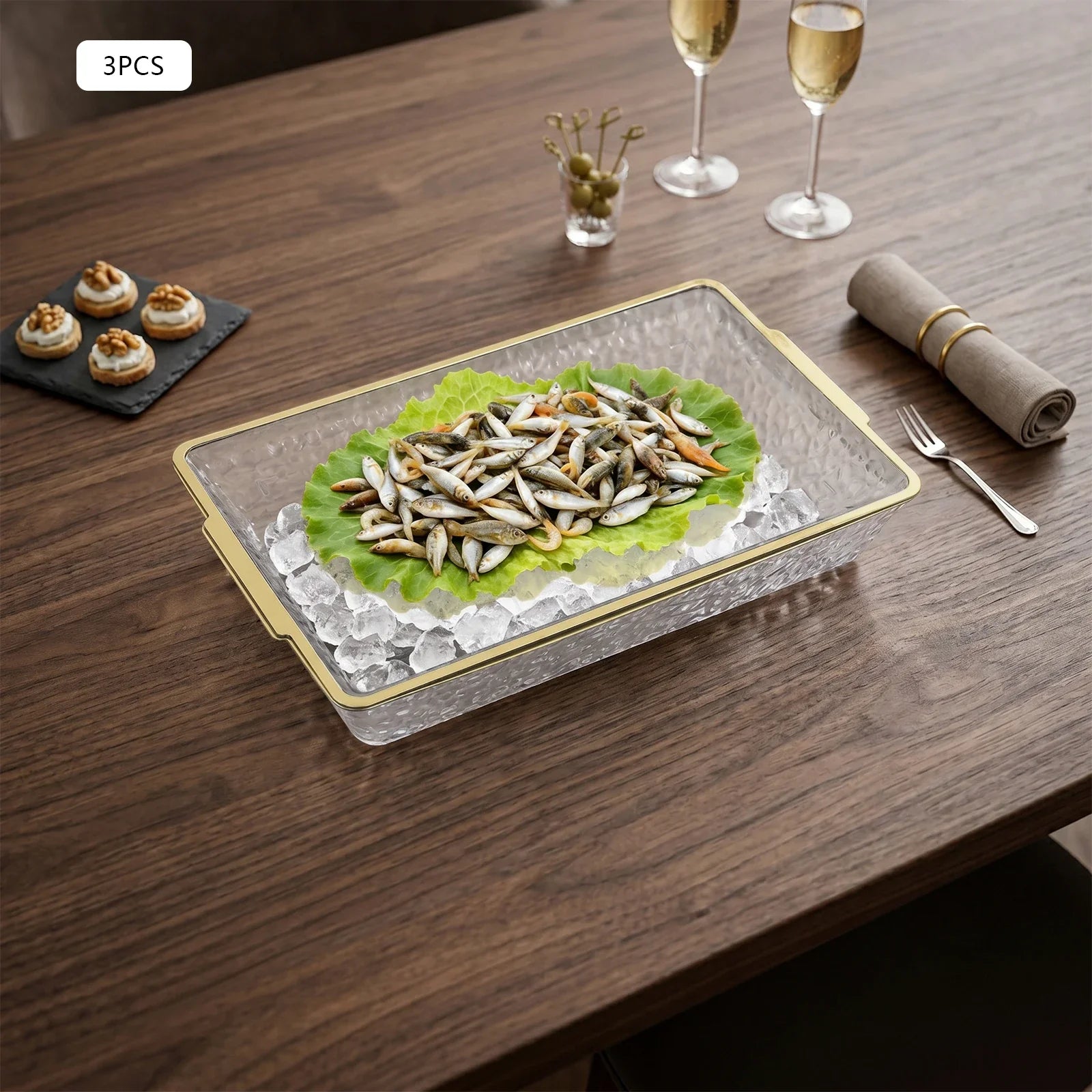 Serving Set with Chilled Tray and Bowls - Image 10