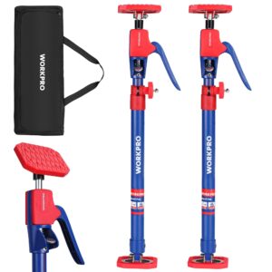WORKPRO Cabinet Jack Support Pole, 23-5/8" to 45-1/4" Adjustable, 154 lbs, 2-Pack