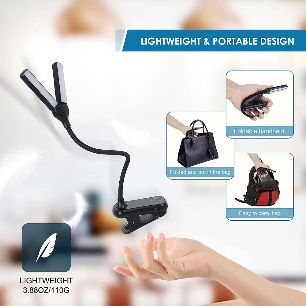 Book Light with 14 LEDs and Clip-On Design - Image 6