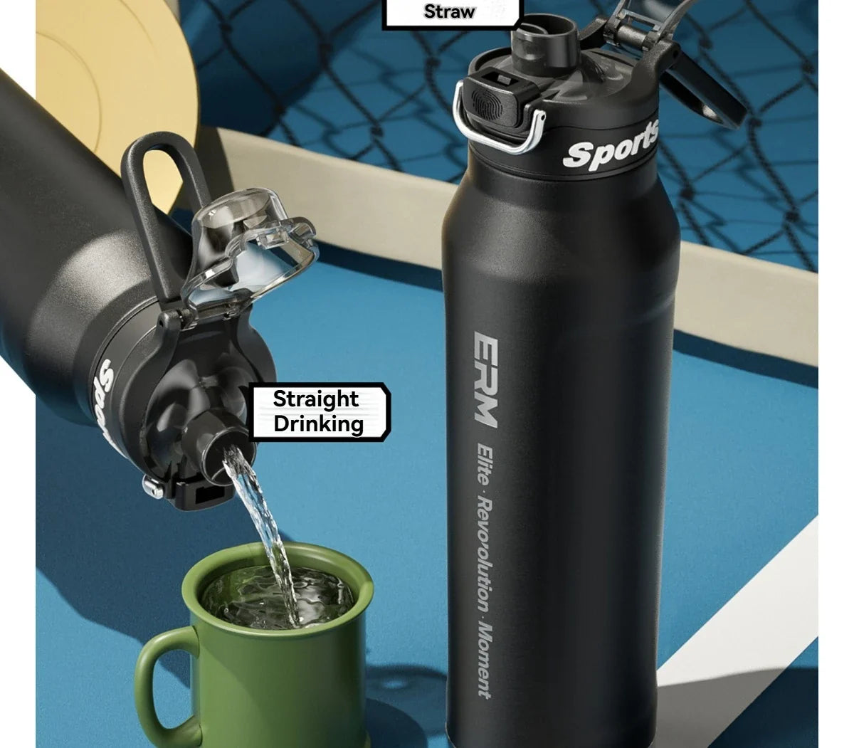 Insulated Sport Tumbler with Double Wall Design - Image 9