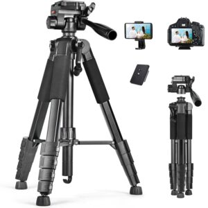 Aluminum Tripod for Cameras &ndash; 79 Inches Tall