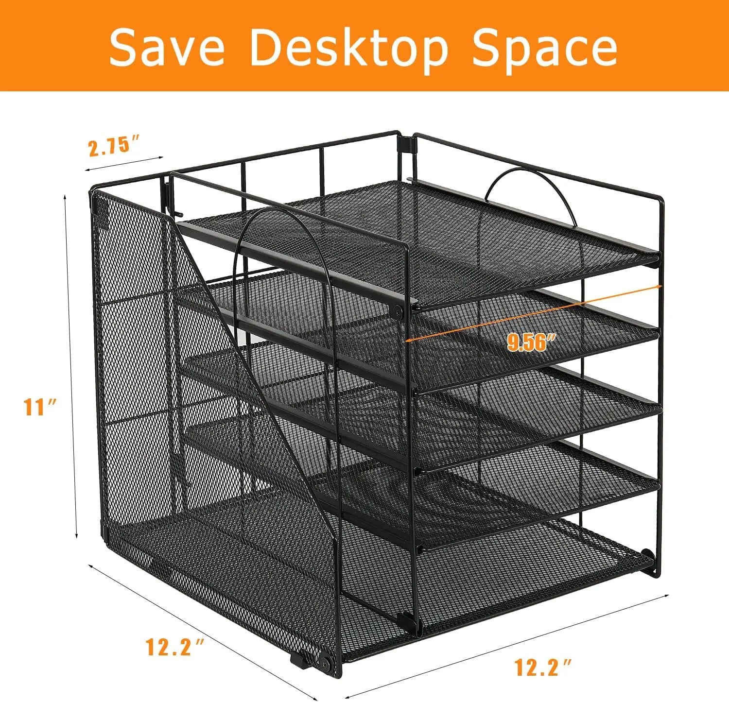 Desktop Organizer for Paper with 5 Tiers - Image 4