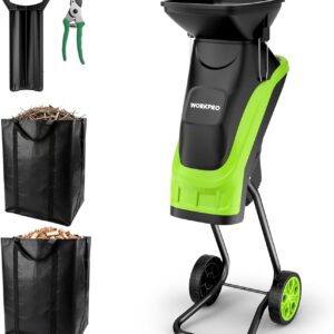 WORKPRO Elektrischer Gartenh&auml;cksler mit Gartenschere