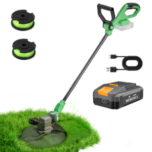 WORKPROX 2 in 1 Lawn Edger & Weed Trimmer with 2Pcs Grass Trimmer Spool Line - 20V