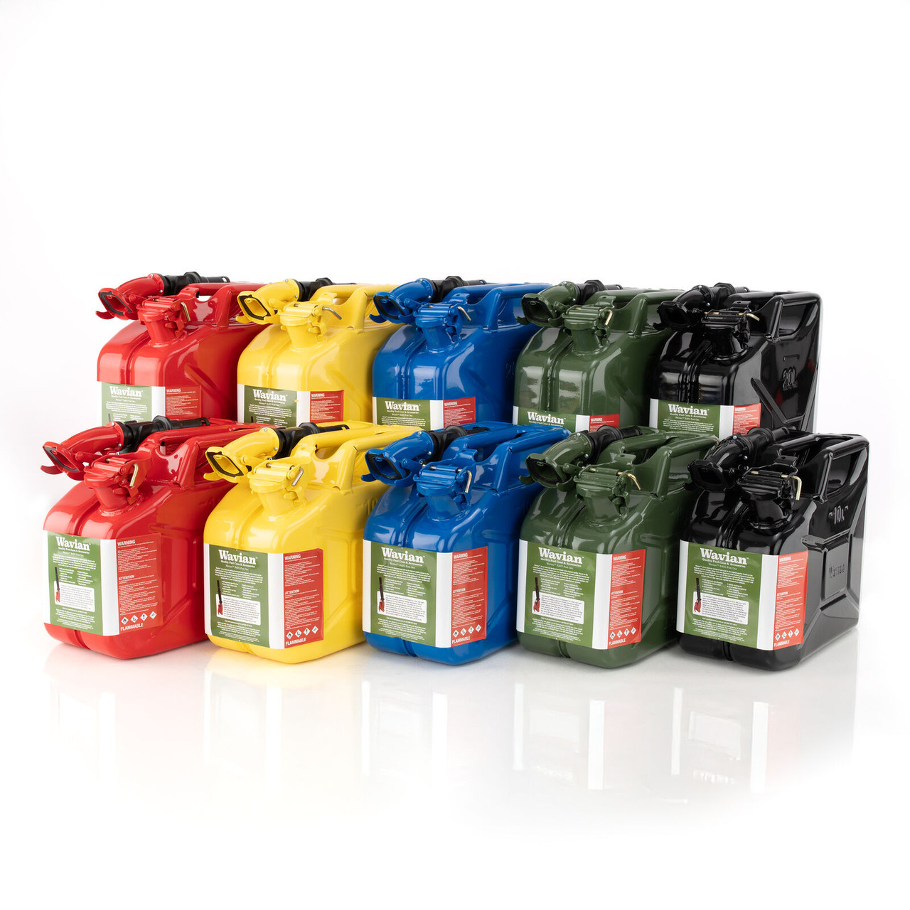 Wavian OD Green Can W/Spout (5.3 Gallon / 20L) - Image 8