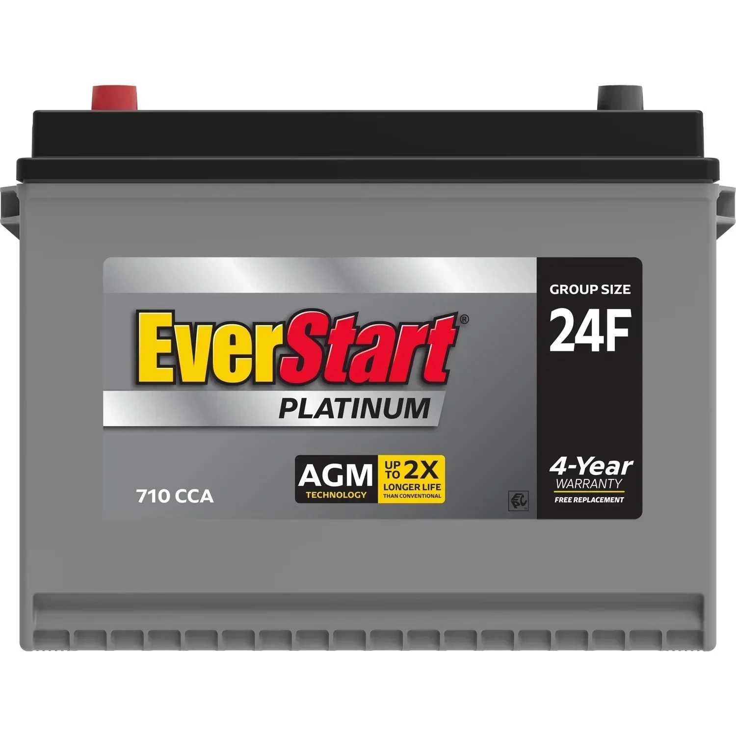 EverStart Platinum AGM Automotive Battery, Group Size 24F, 12 Volt, 750 CCA - Image 4