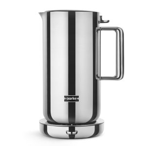 Aarke Kettle - Electric Stainless Steel Tea Kettle 1.2L (40oz), Steel Temperature Control, Non-Drip Spout, Double-Wall Construction, Dry Boil Protection, Heat-Safe Handle, LED Cool-Down Indicator