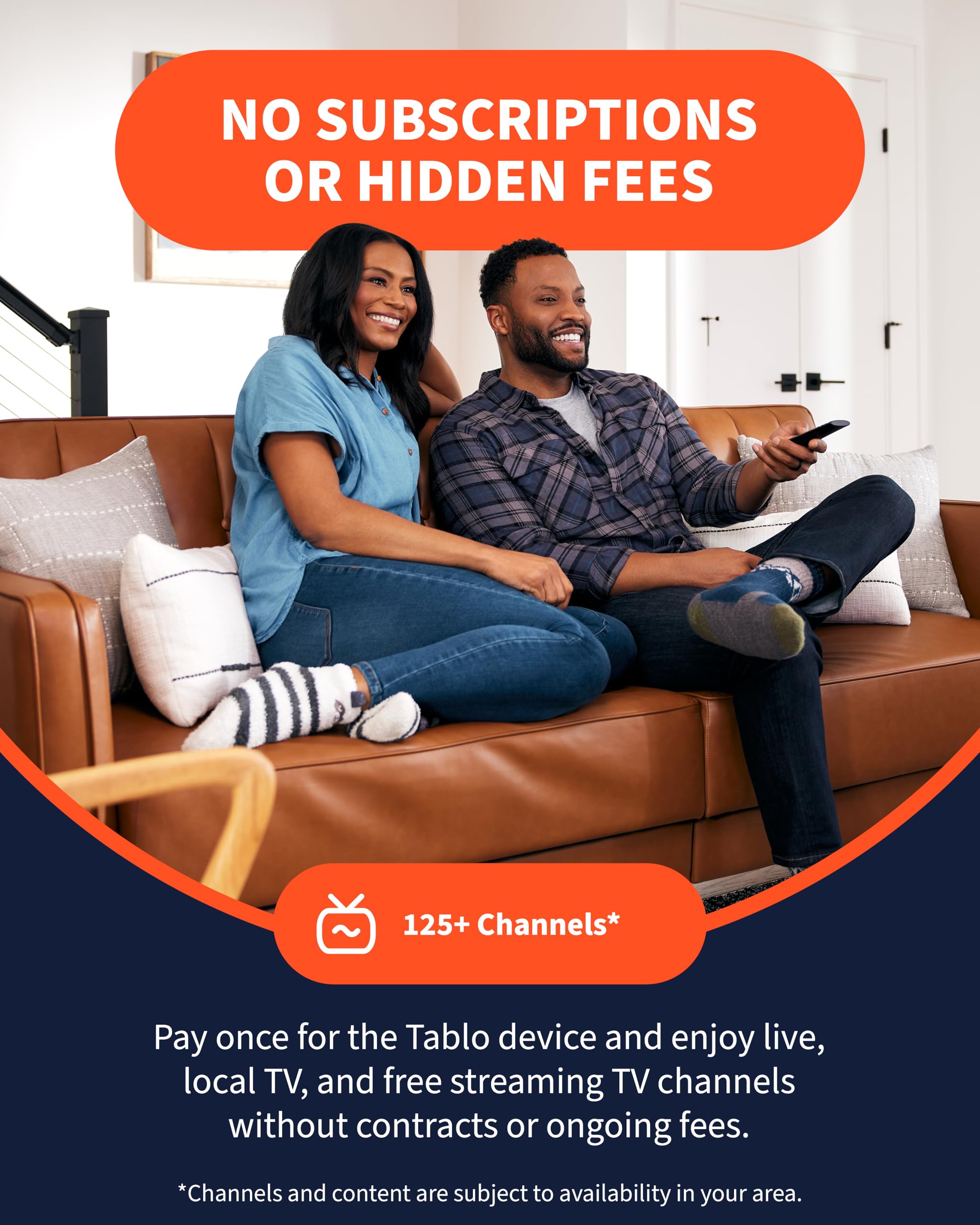 Tablo TV 4th Gen 2‑Tuner Over‑The‑Air DVR + Antenna – No Subscriptions 35-mile range TV Antenna Included | Watch, Pause & Record Live TV | 50+ hrs Storage - Image 3
