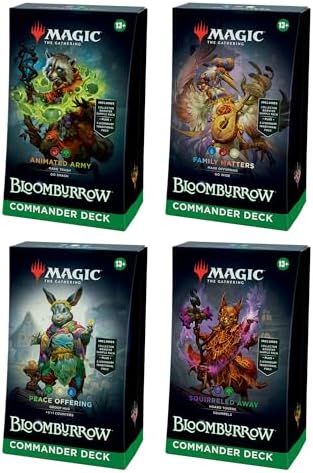 Magic: The Gathering Bloomburrow Commander Deck Bundle - 4 Decks - Image 7