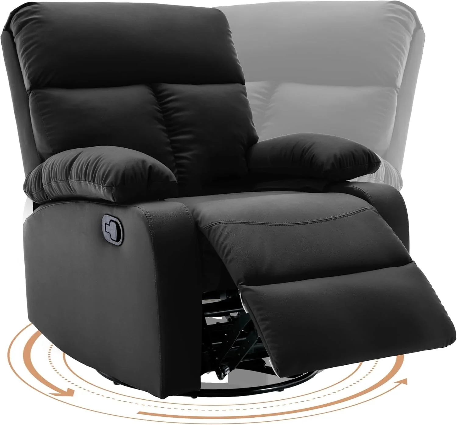 Small Swivel Rocker Recliner Chair for Compact Spaces - Image 30