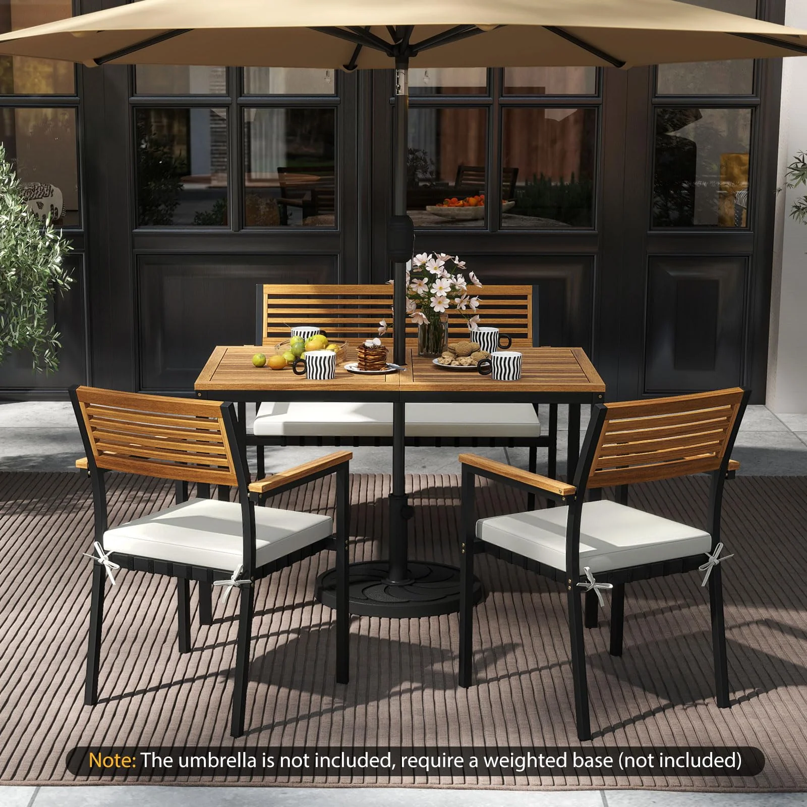 Tangkula 4-Piece Patio Furniture Set - Image 4