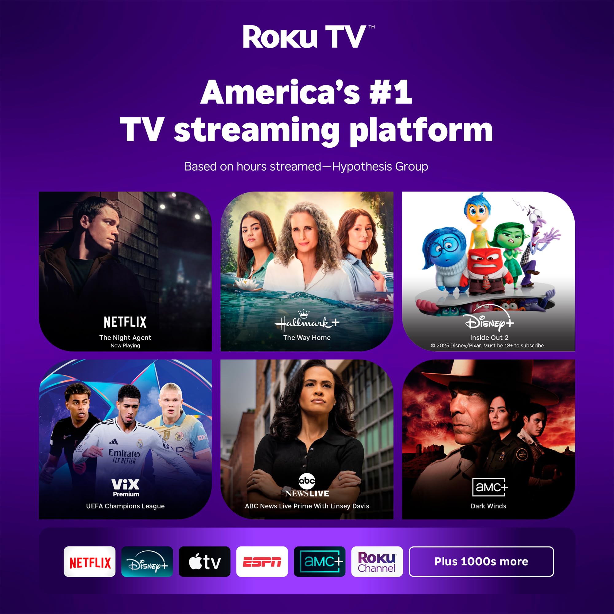 Aurzen Roku TV D1R air USB-C Powered Smart Portable Outdoor Projector White Roku TV Built-in, WiFi & Bluetooth, Power Bank Supported, Native 1080P, DoIby Audio, Mini Projector for Home & Outdoor Movies - Image 2