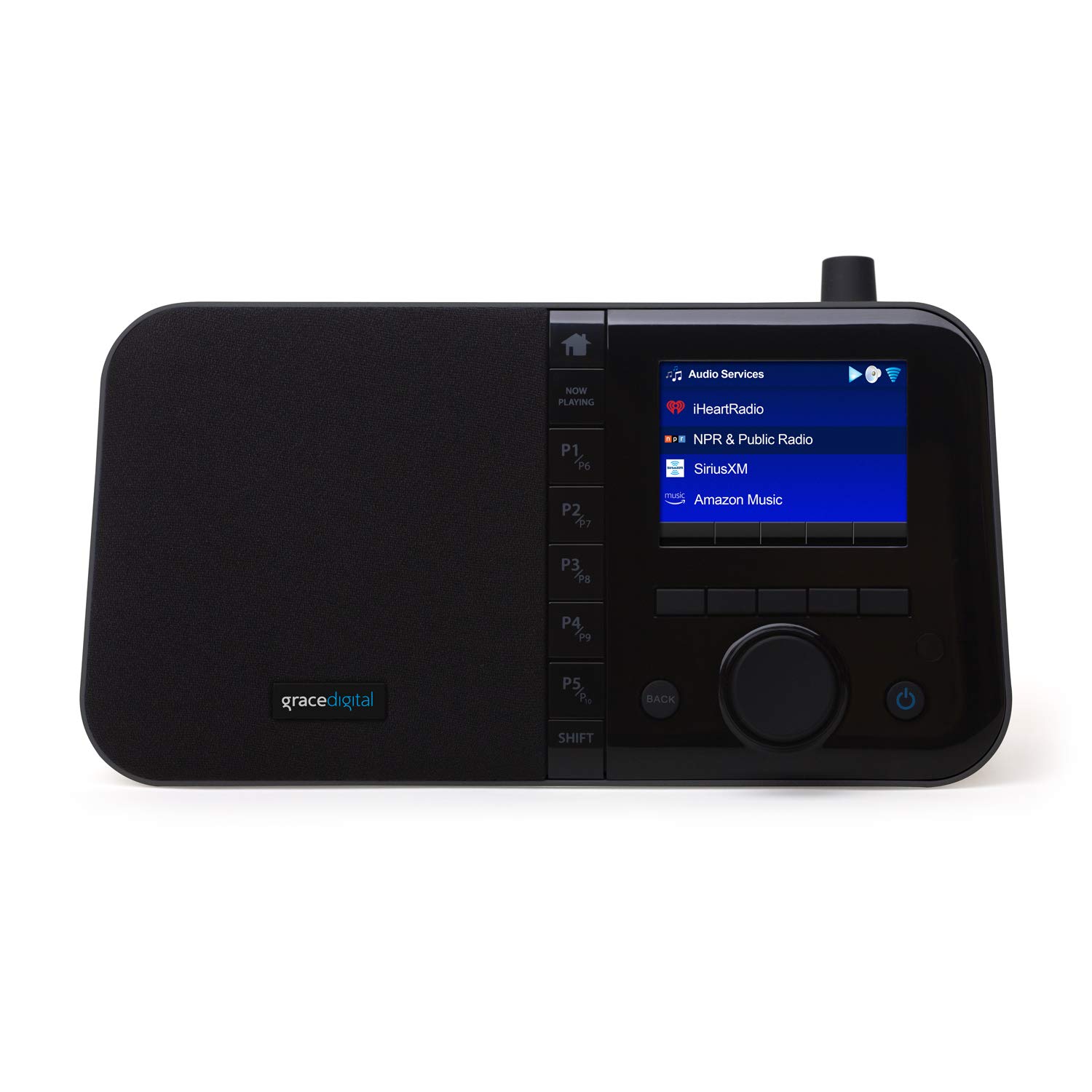 Grace Digital Mondo Elite Smart Internet Radio, Bluetooth, Wi-Fi, 7-Day Alarm – Microphone-Free (Black) - Image 4