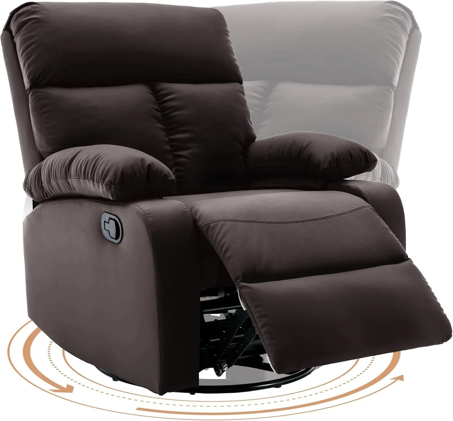 Small Swivel Rocker Recliner Chair for Compact Spaces - Image 15