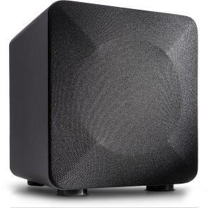 Audioengine S6 Mini Subwoofer &ndash; Compact 210W Powered Bass Speaker for Music, Movies, Gaming & Home Office Setups - Gray