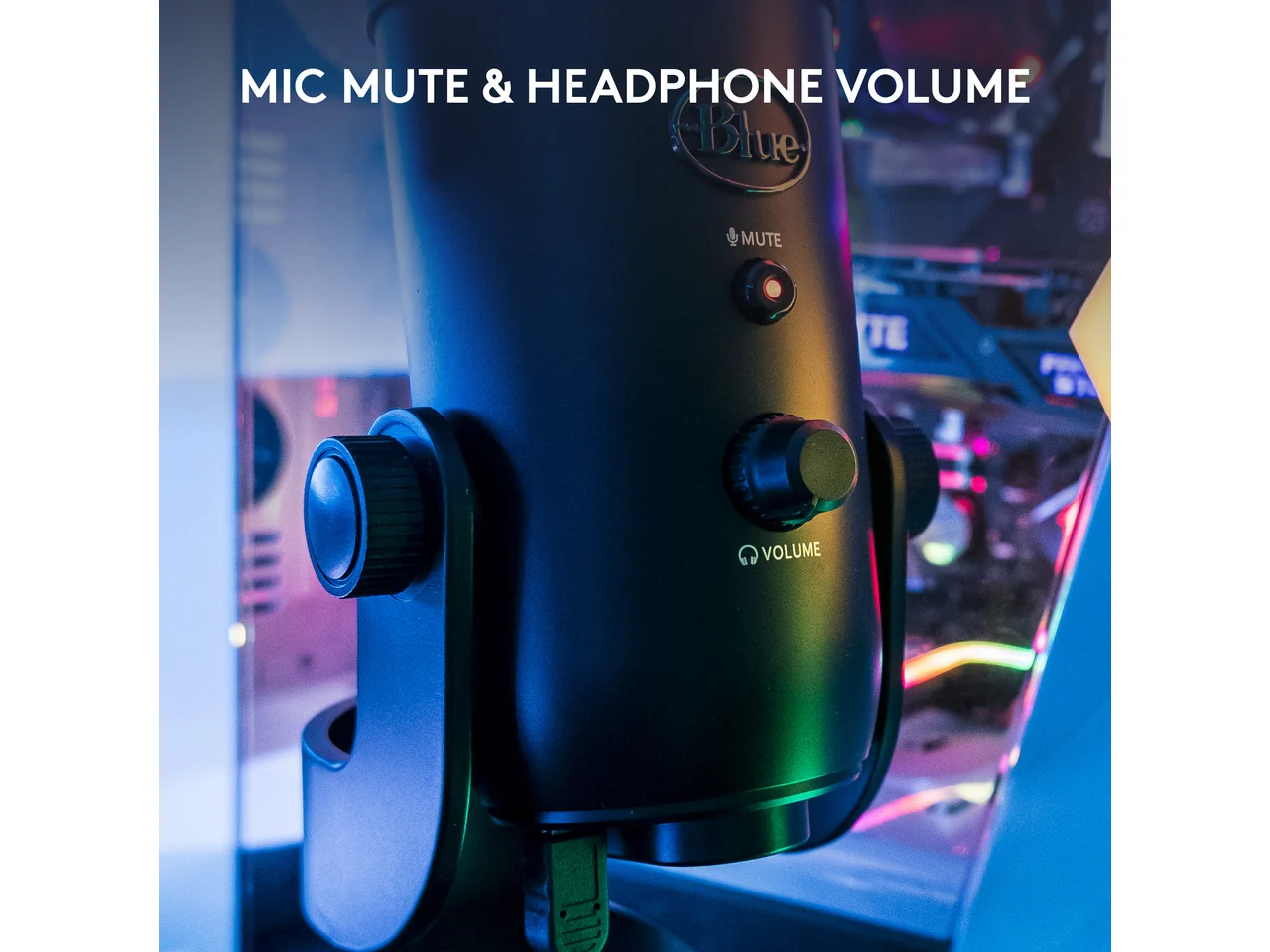 Logitech Blue Yeti USB Microphone, Multi-Pattern Condenser Mic, Plug & Play, Streaming, Podcasting & Recording - Image 8