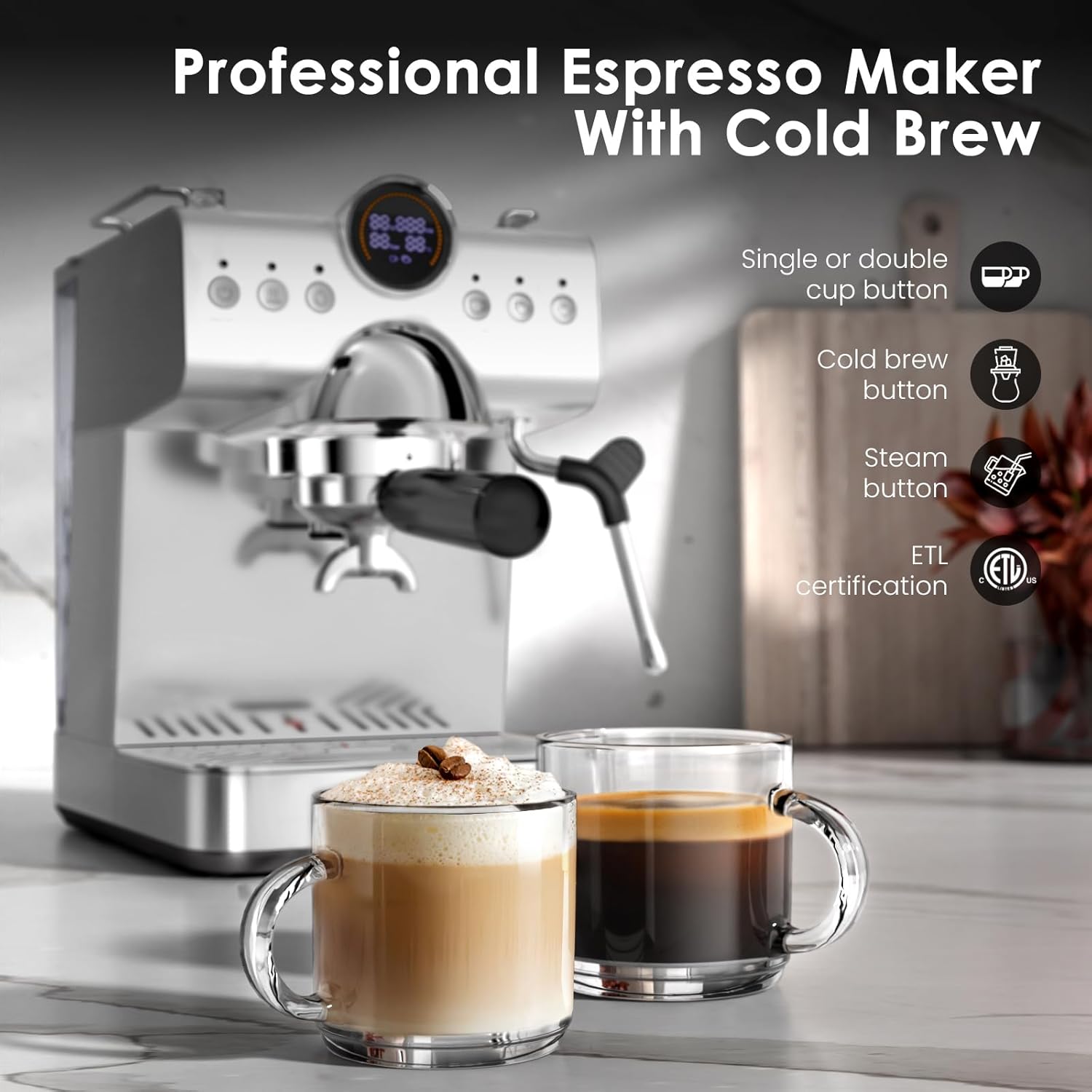 Espresso Machine with Cold Brew CM8057 - Image 5