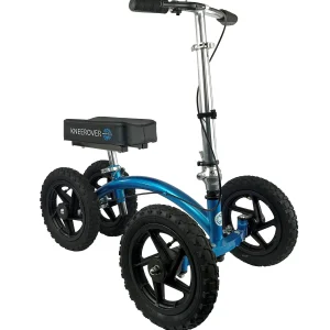 KneeRover All Terrain Knee Walker, Metallic Blue - QUAD