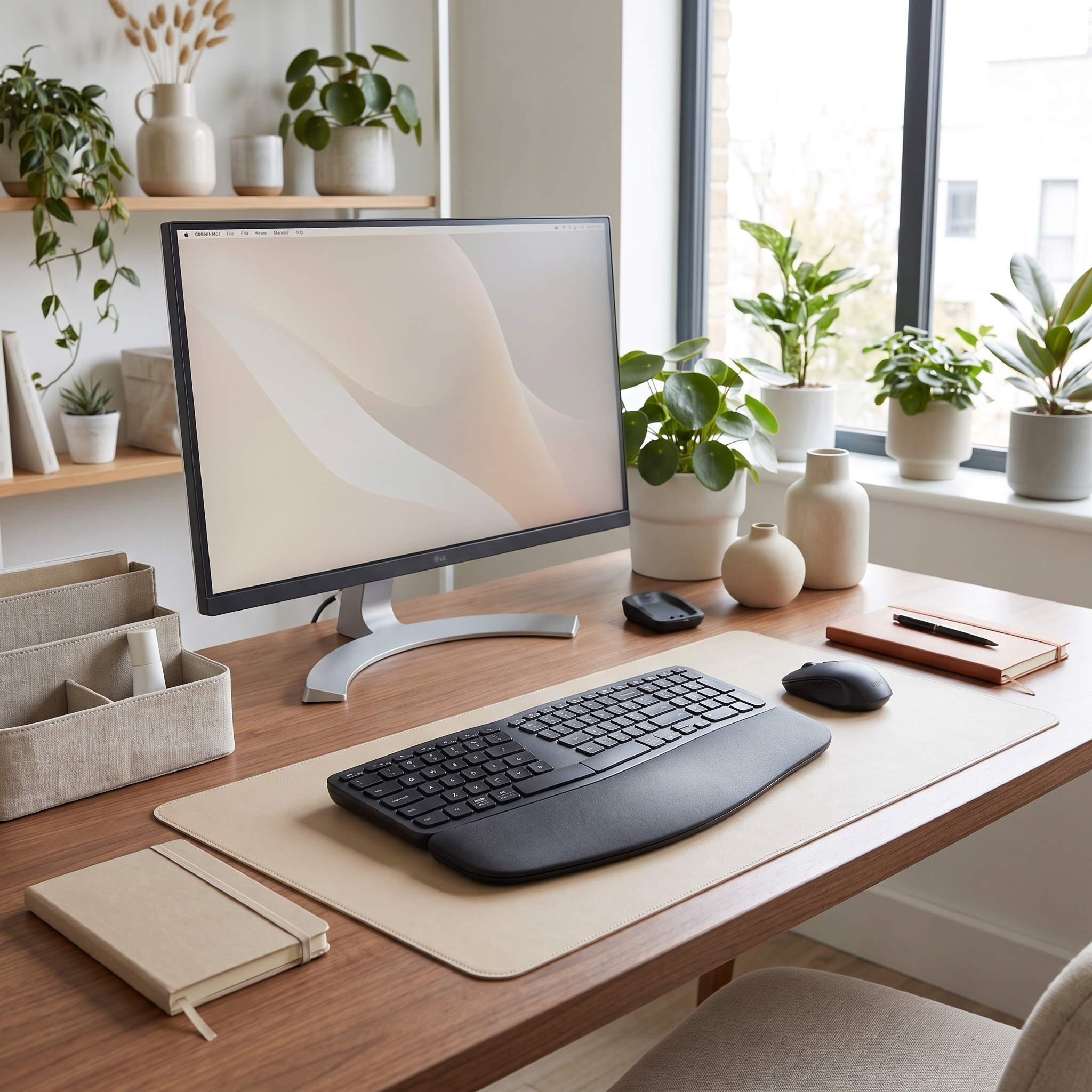 Stylish Ergonomic Keyboard for Desk Use - Image 4