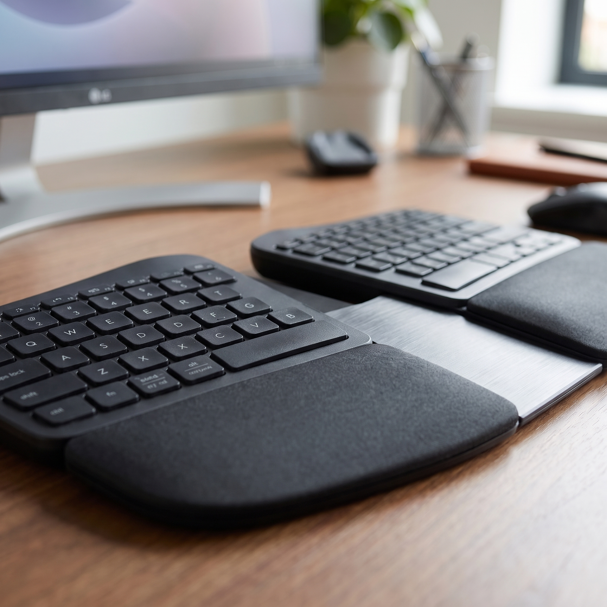 Stylish Ergonomic Keyboard for Desk Use - Image 3