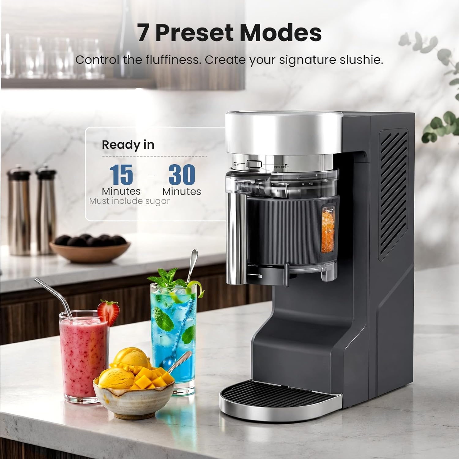 Kismile 3 in 1 Slushie Machine for Home BM0412 - Image 5