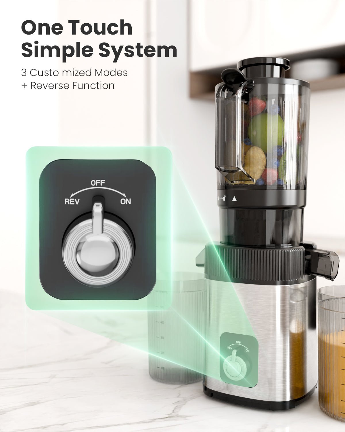 Kismile Cold Press Juicer Machine 27901KJU0 - Image 4