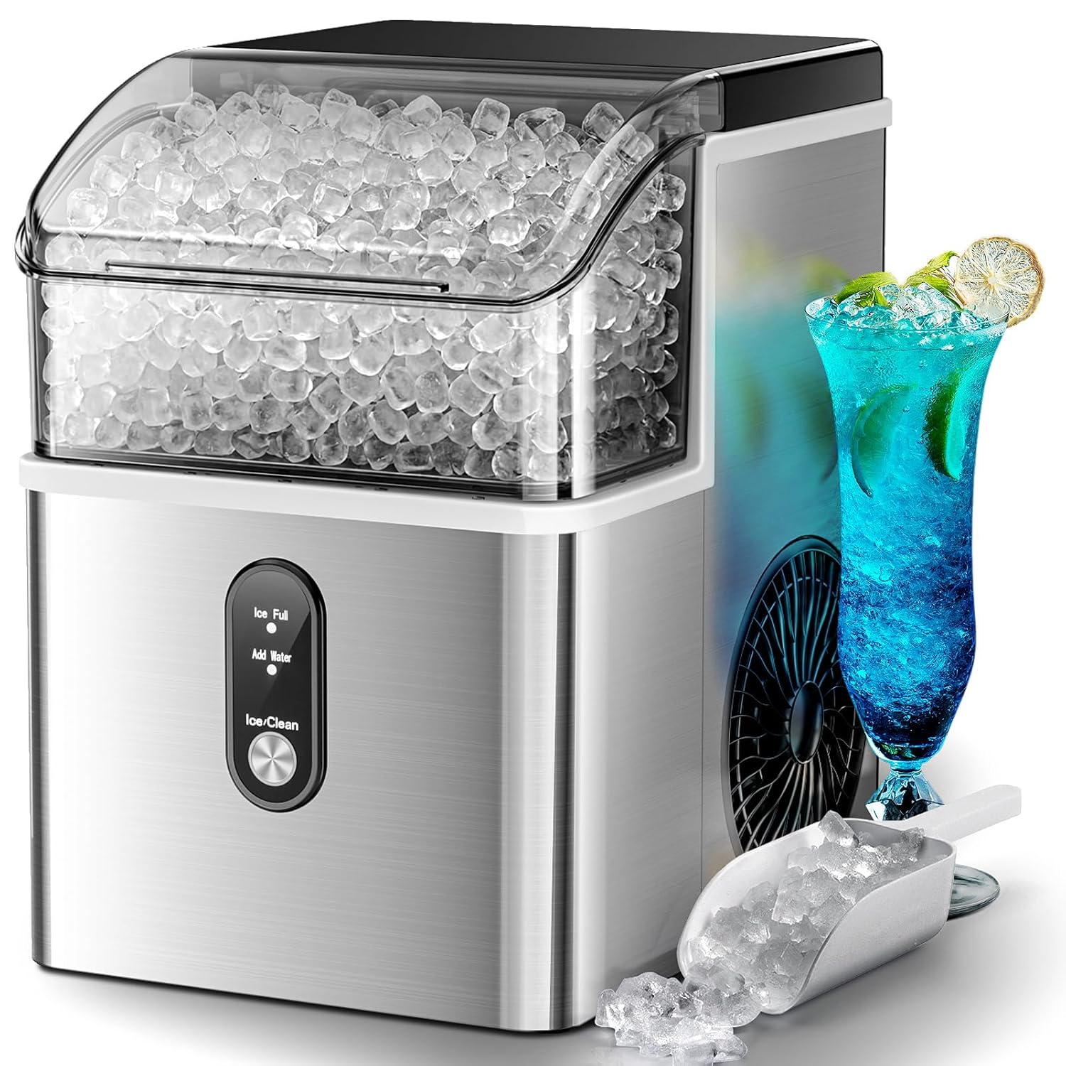 Kismile Nugget Ice Makers Countertop IM5815NB - Image 15