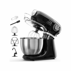 Kismile Stand Mixer, 5.5-Quart Electric Mixer with 12 Speeds CF3715