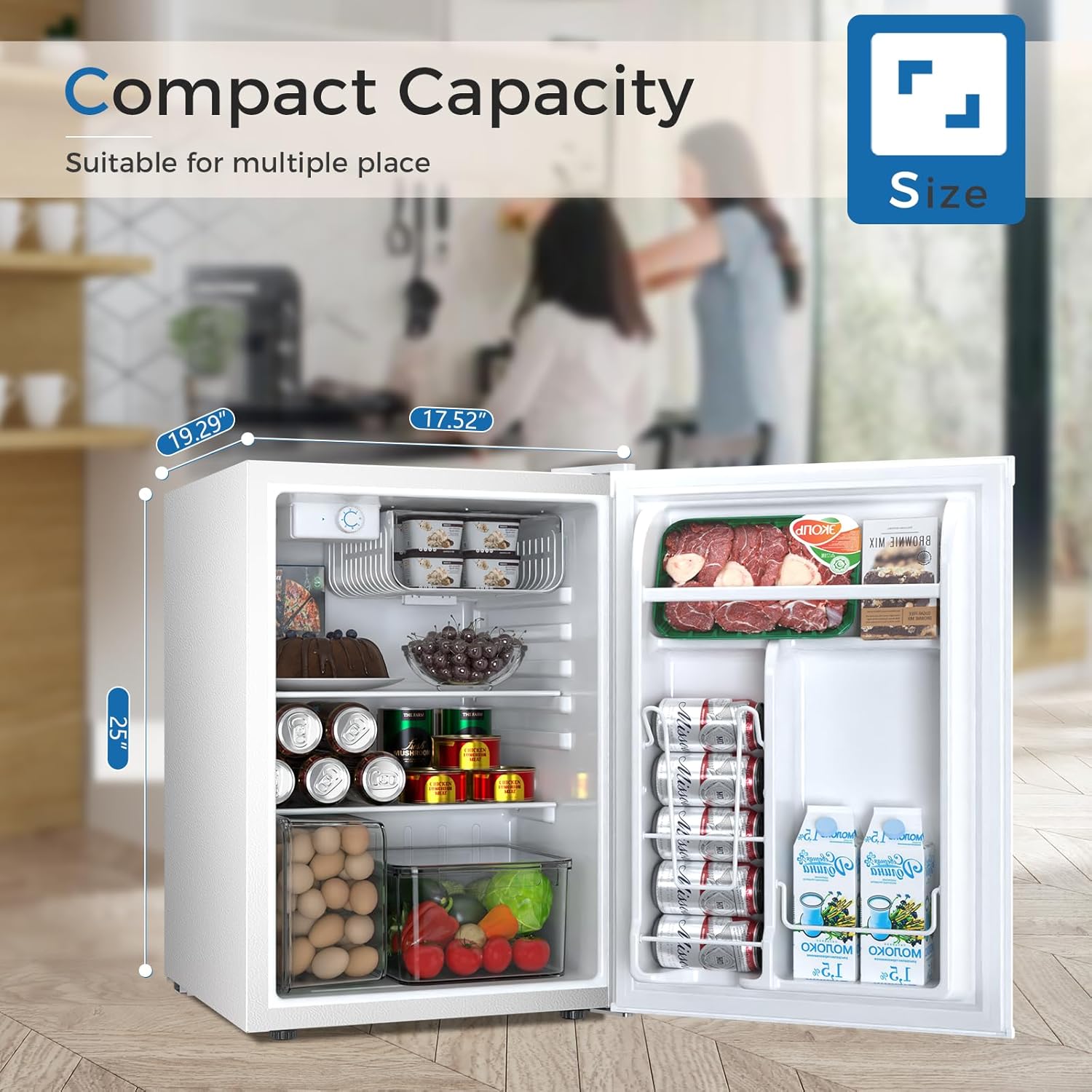 Mini Compact Refrigerator with Freezer, 2.6 Cu.Ft 58070RRE0 - Image 10